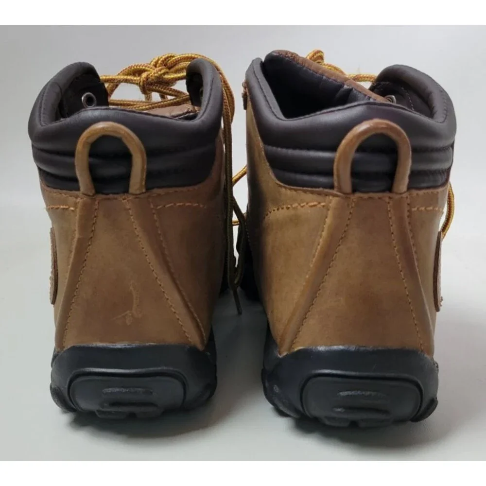 Polo Sport Ralph Lauren Mens Brown Leather‎ Duck  Boots  US 8.5